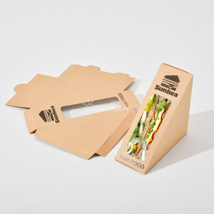  Caja de papel sándwich (diseño de una pieza)