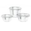 Salsa desechable de mascotas con tapas
