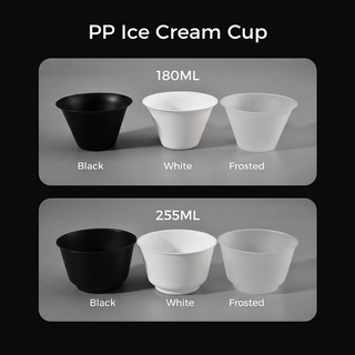 Taza de helado de PP